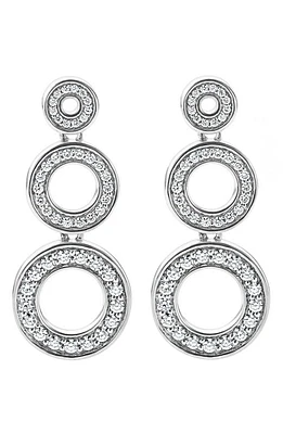 LAGOS Caviar Spark Diamond Drop Earrings in Silver Diamond at Nordstrom