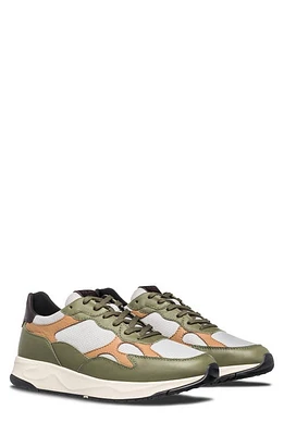 CLAE Zuma Sneaker Olive Leather Camel Walrus at Nordstrom,