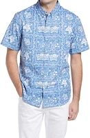 Reyn Spooner Lahaina Sailor Regular Fit Button-Down Shirt at Nordstrom,