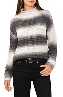 Vince Camuto Ombré Stripe Sweater in Rich Black at Nordstrom, Size Xx-Large