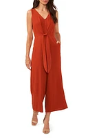 Vince Camuto Tie Front Wide Leg Jumpsuit at Nordstrom,