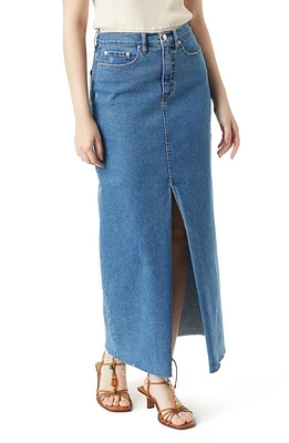 Sam Edelman Dempsey Front Slit Denim Maxi Skirt Rio at Nordstrom,