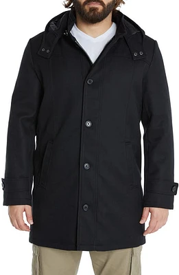 Johnny Bigg Wales Hooded Coat Black at Nordstrom,