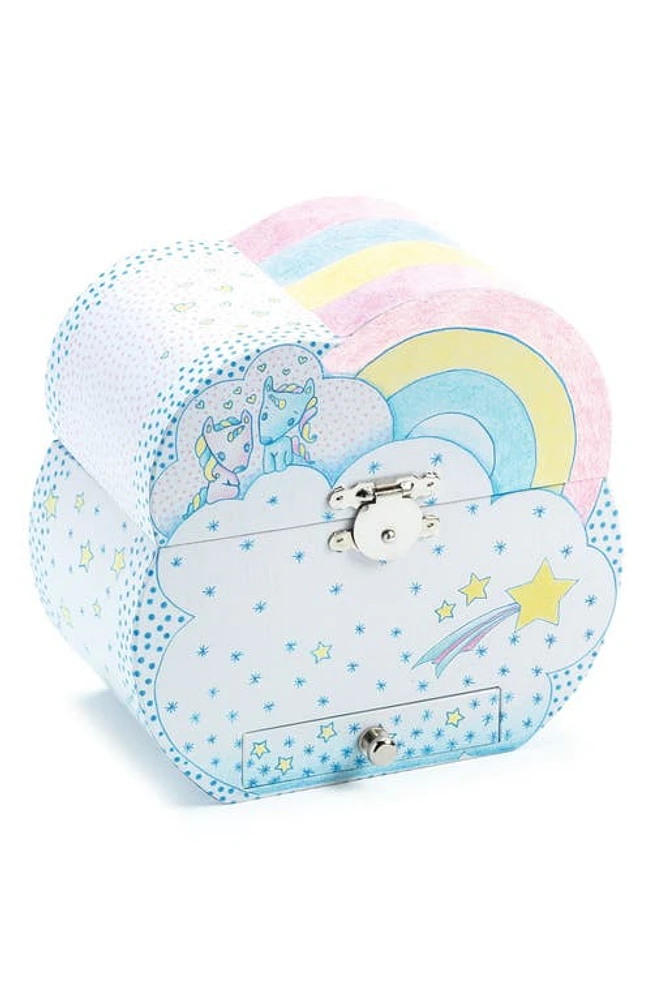 Djeco Unicorn Dream Musical Jewelry Box in Multi at Nordstrom