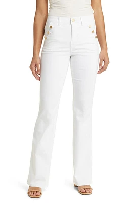 Wit & Wisdom 'Ab'Solution Skyrise Flare Jeans Opw Optic at Nordstrom,