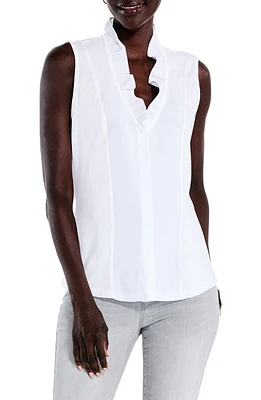 NIC+ZOE Ruffled Around Sleeveless Top at Nordstrom