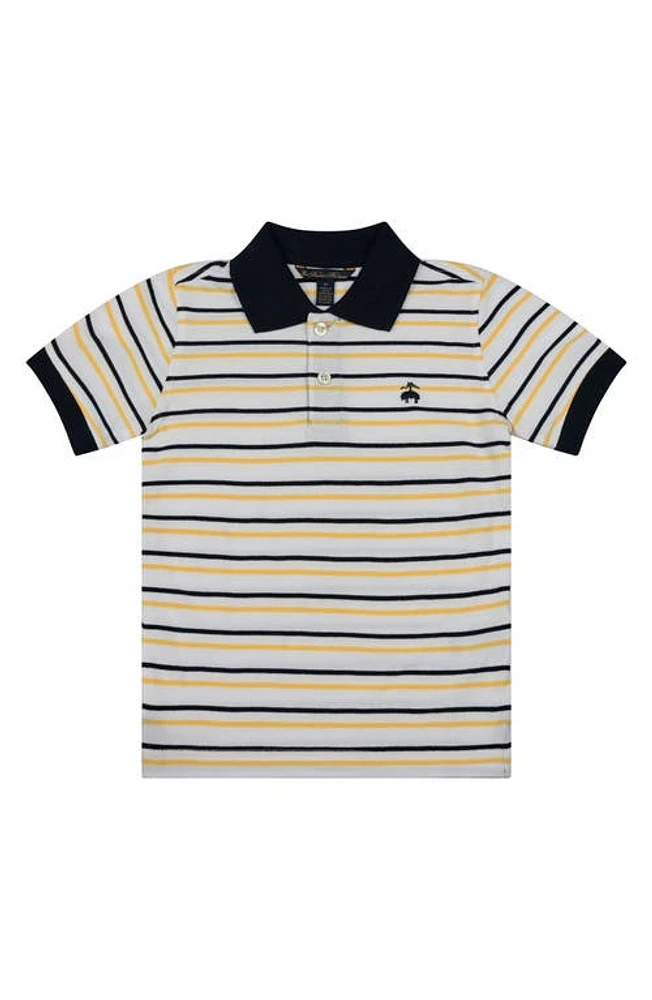 Brooks Brothers Kids' Stripe Piqué Polo at Nordstrom