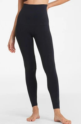 Seraphine Seamless Postpartum Leggings Black at Nordstrom,