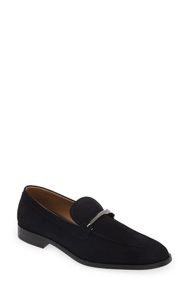 BOSS Lisbon Bit Loafer in Navy at Nordstrom, Size 11Us