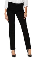 NYDJ Marilyn Straight Leg Jeans Black at Nordstrom