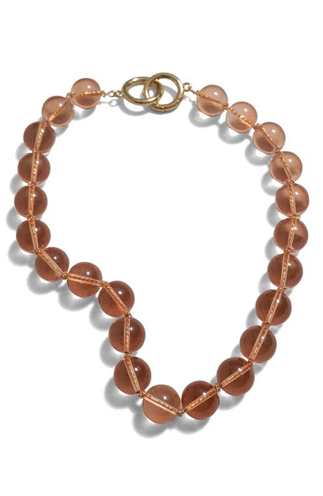 & Other Stories Bead Necklace in Brown at Nordstrom