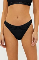 Beach Riot Kaylin High Cut Crochet Bikini Bottoms at Nordstrom,