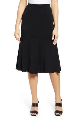 Ming Wang Flared Skirt Black at Nordstrom,