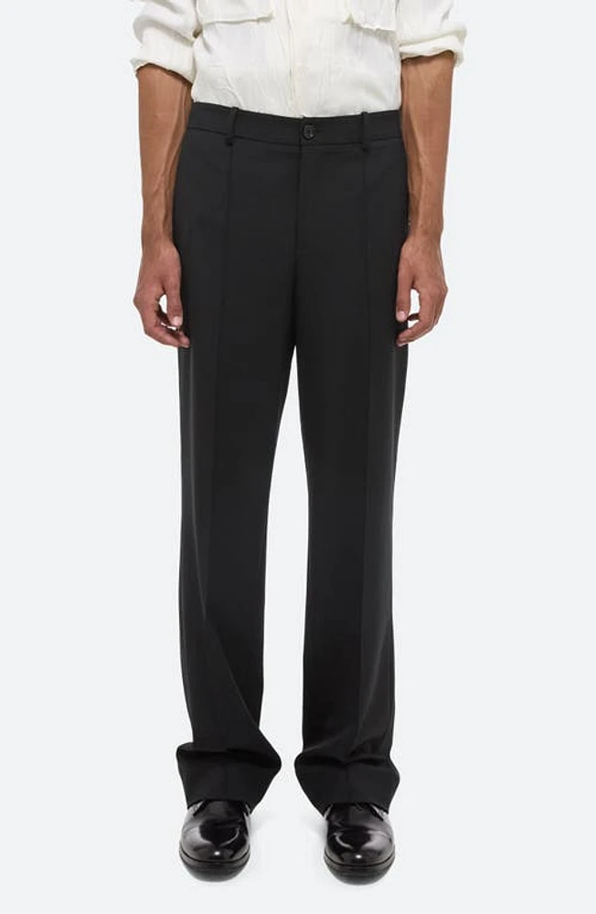 Helmut Lang Relaxed Fit Stretch Twill Pants in Black at Nordstrom, Size Small