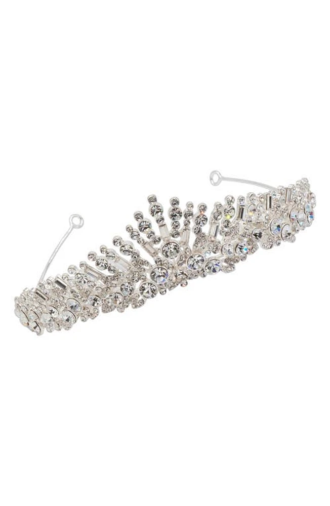 Brides & Hairpins Hessa Crystal Crown in Silver at Nordstrom