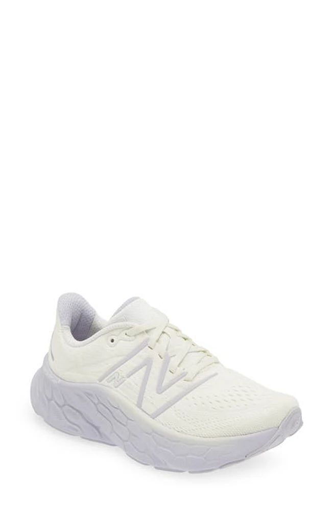 New Balance Fresh Foam X More v4 Sneaker Sea Salt/Grey Violet at Nordstrom,