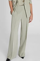 Club Monaco High Waist Wide Leg Crepe Pants 072 - Oak/Chene at