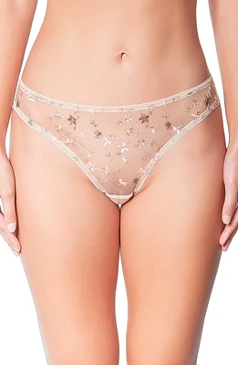 Huit Reveuse Tanga Champagne at Nordstrom,