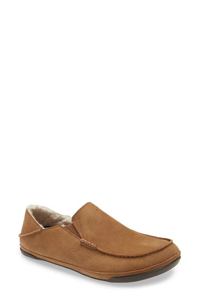 OluKai Kipuka Hulu Convertible Genuine Shearling Lined Slipper at Nordstrom,