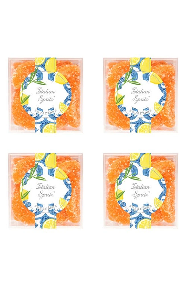 sugarfina Italian Spritz Set of 4 Candy Cubes in Blue at Nordstrom