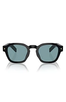 Prada 49mm Round Phantos Sunglasses in Black at Nordstrom