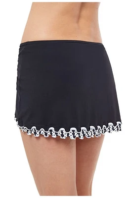 Profile By Gottex Enya Skirted Swim Bottom Black at Nordstrom,