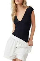 Free People Meg Rib Bodysuit at Nordstrom,