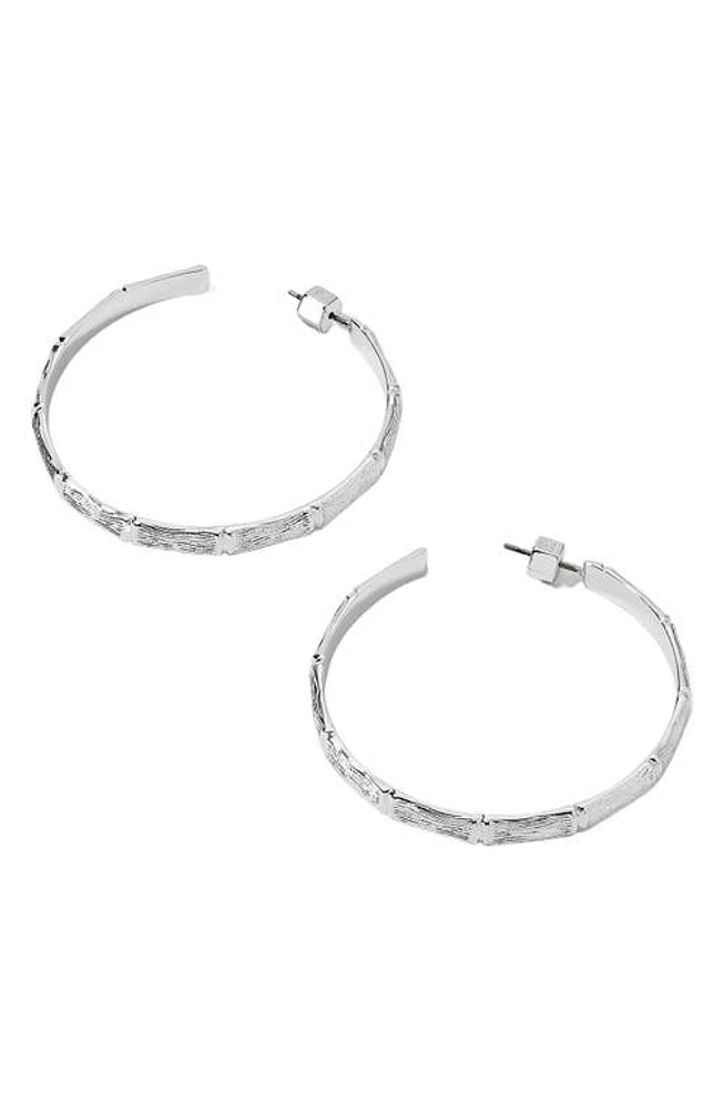 MIRANDA FRYE Gia Hoop Earrings in Silver at Nordstrom