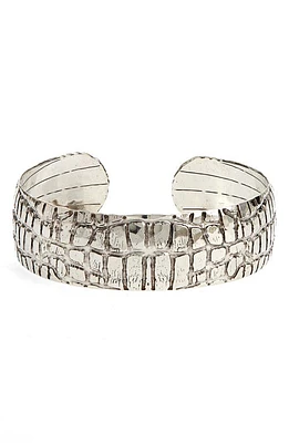 Gas Bijoux Wild Hammered Bracelet in Silver at Nordstrom