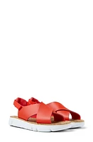 Camper Oruga Slingback Sandal Bright Red at Nordstrom,