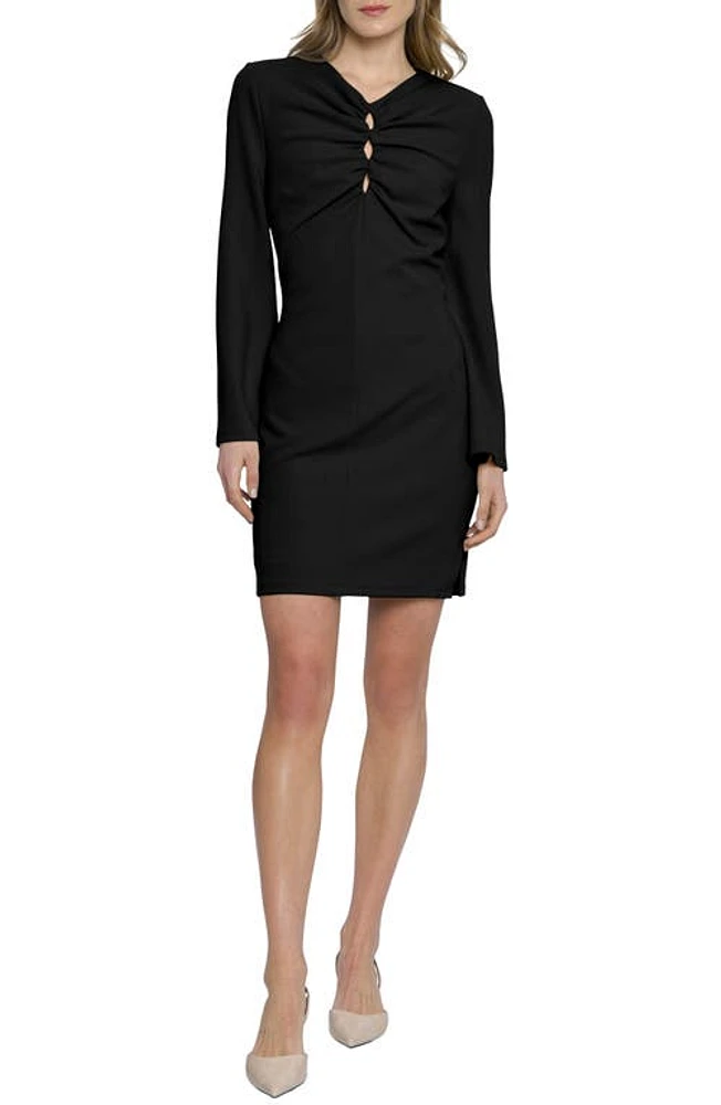 DONNA MORGAN FOR MAGGY Kyhle Cutout Long Sleeve Dress at Nordstrom,