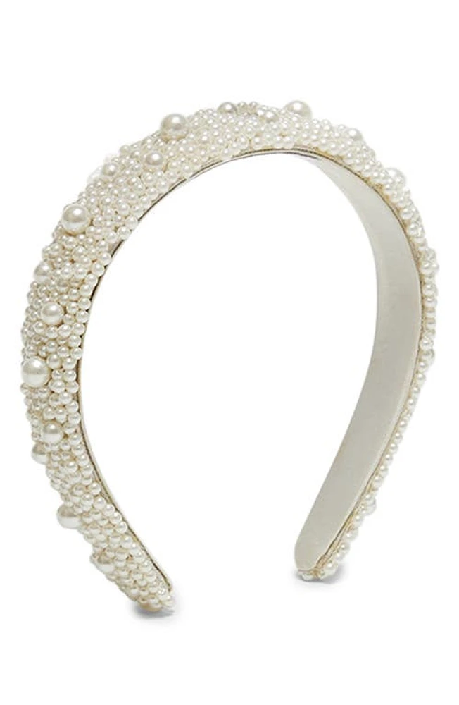 Eugenia Kim Flora Imitation Pearl Headband in Ivory at Nordstrom