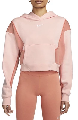 Nike Sportswear Oversize Fleece Hoodie Atmosphere/Lght Mddr Rt at Nordstrom, Regular