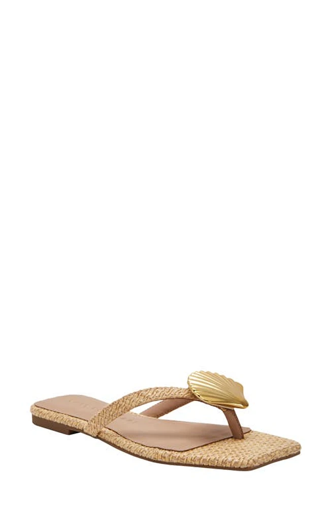 Katy Perry The Camie Shell Flip Flop Natural at Nordstrom,