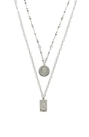 Ettika Set of 2 Pendant Necklaces in Silver at Nordstrom