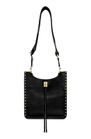 Rebecca Minkoff Medium Darren North/South Leather Shoulder Bag in Black at Nordstrom