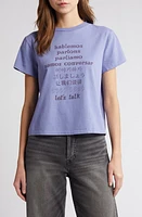 Re/Done Let's Talk Cotton T-Shirt Celestial at Nordstrom,