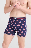 SAXX Ultra Super Soft Relaxed Fit Boxer Briefs Stars And Stripes- Navy at Nordstrom,