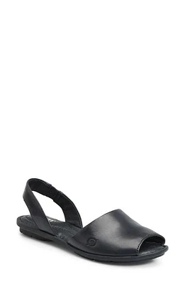 Børn Trang Sandal in Black Leather at Nordstrom, Size 8