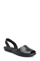 Børn Trang Sandal in Black Leather at Nordstrom, Size 8