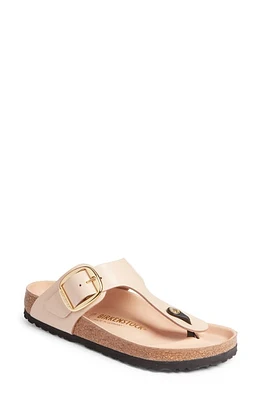 Birkenstock Gizeh Big Buckle Flip Flop Nude at Nordstrom,