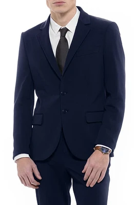 D. RT Thompson Wrinkle Resistant Two-Button Blazer Navy at Nordstrom,