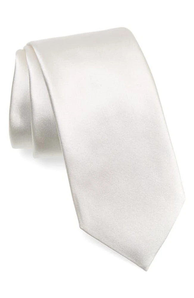 ZEGNA TIES Silk Satin Tie in at Nordstrom