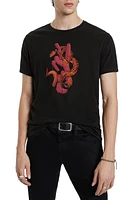 John Varvatos Peace Snake Cotton Graphic T-Shirt at Nordstrom,