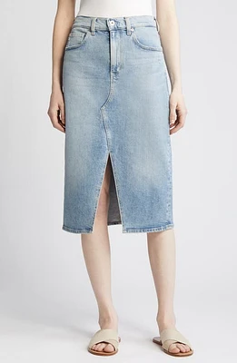 AG Alicia Denim Skirt Eclipsed at Nordstrom,