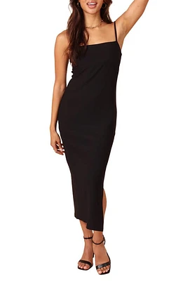 Petal & Pup Freyja Sleeveless Midi Dress in Black at Nordstrom, Size X-Large