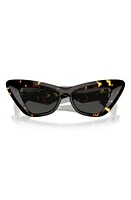 burberry 51mm Cat Eye Sunglasses in Dk Havana at Nordstrom