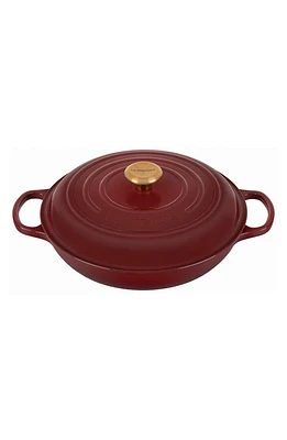 Le Creuset Signature 3.5-Quart Enameled Cast Iron Braiser in Rhone at Nordstrom