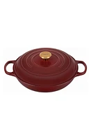 Le Creuset Signature 3.5-Quart Enameled Cast Iron Braiser in Rhone at Nordstrom