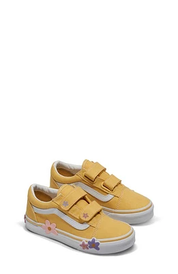 Vans Old Skool Flower Sneaker Bright Yellow at Nordstrom, M